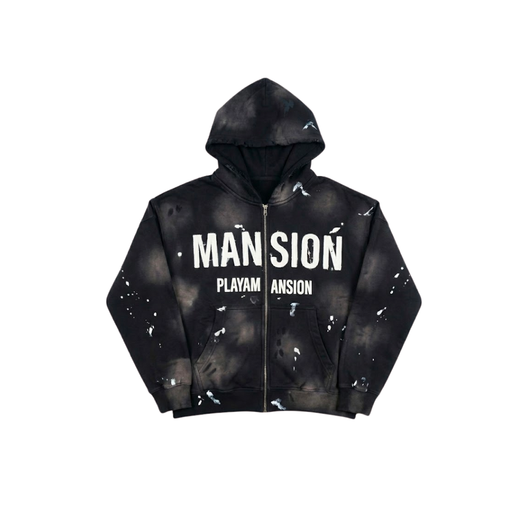 BLACK MANSIOŃ HOODIE