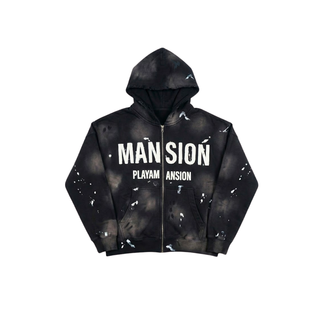 BLACK MANSIOŃ HOODIE